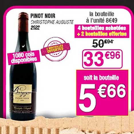 pinot noir christophe auguste 2022