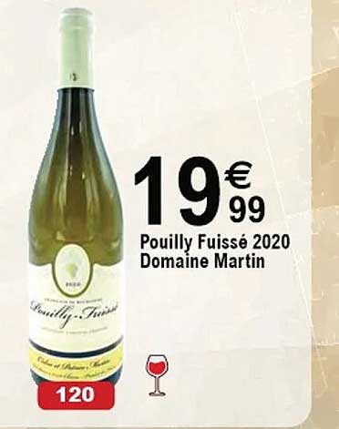pouilly fuissé 2020 domaine martin