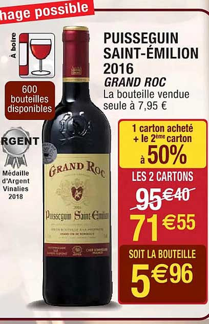 puisseguin saint-émilion 2016 grand roc