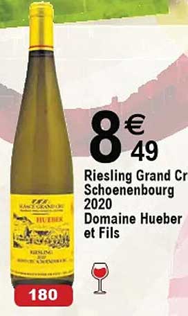 riesling grand cru schoenenbourg 2020 domaine hueber et fils