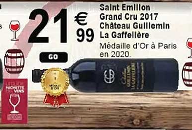 saint émilion grand cru 2017 château gullemin la gaffellère