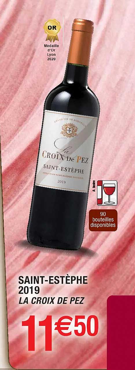 saint-estèphe 2019 la croix de pez