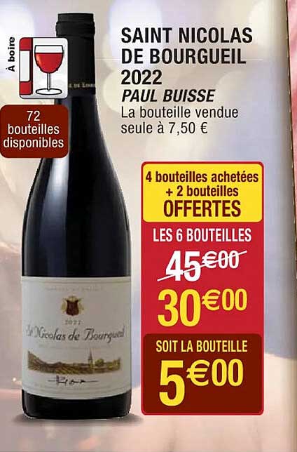 saint nicolas de bourgueil 2022 paul buisse