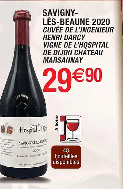 savigny-lès-beaune 2020 cuvée de l'ingénieur henri de l'hospital de dijon château marsannay