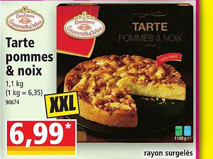 Tarte Pommes & Noix Conditorei Coppenrath & Wiese