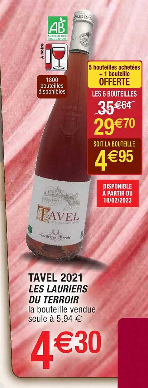 tavel 2021 les lauriers du terroir