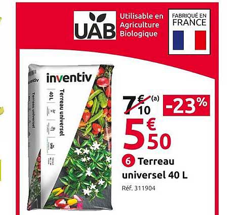 Terreau Universel 40 L Inventiv