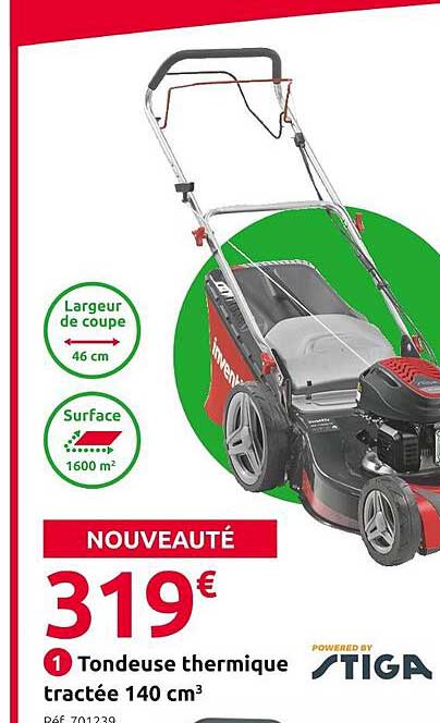 tondeuse thermique stiga tracte 319