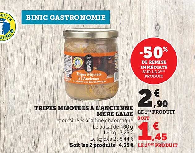 tripes mijotées à l'ancienne mère lalie