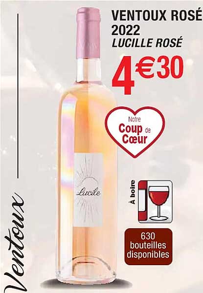 ventoux rosé 2022 lucille rosé