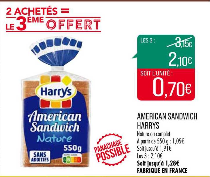 american sandwich harrys