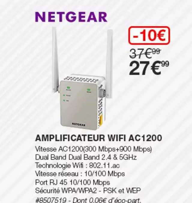 amplificateur wifi ac1200 netgear