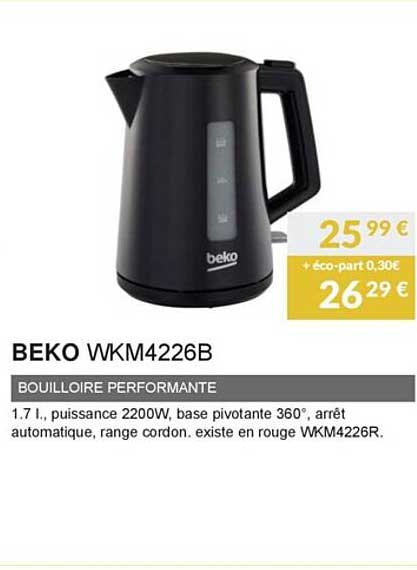 Bouilloire Performante Beko