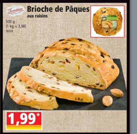 Brioche De Pâques Aux Raisins