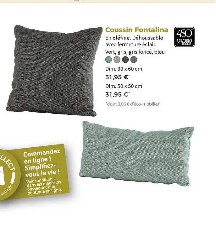 Coussin Fontaline