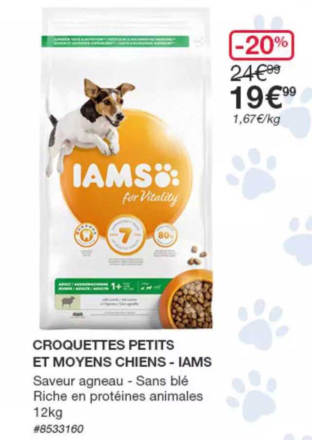 Croquettes Petits Et Moyens Chiens -iams