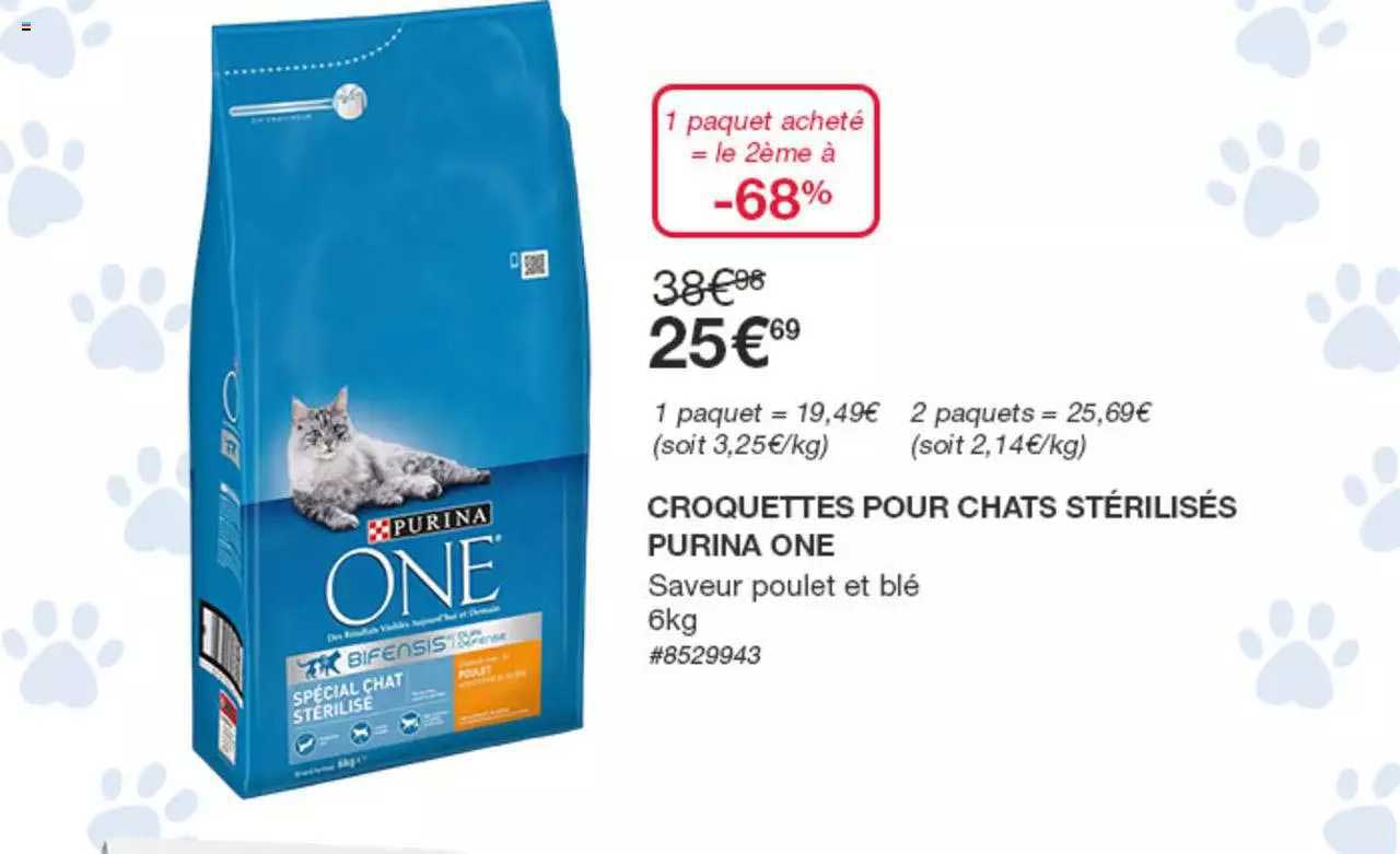 Croquettes Pour Chats Stérilisés Purina One