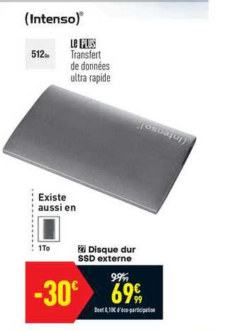 Disque Dur Ssd Externe (intenso)