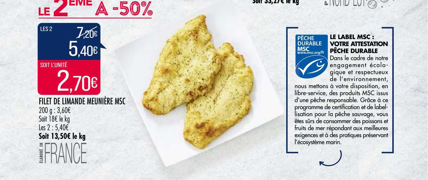 Filet De Limande Meunière Msc