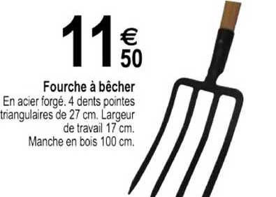 fourche à bêcher