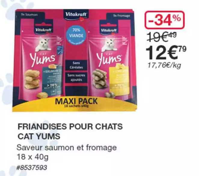 friandises pour chats cat yums
