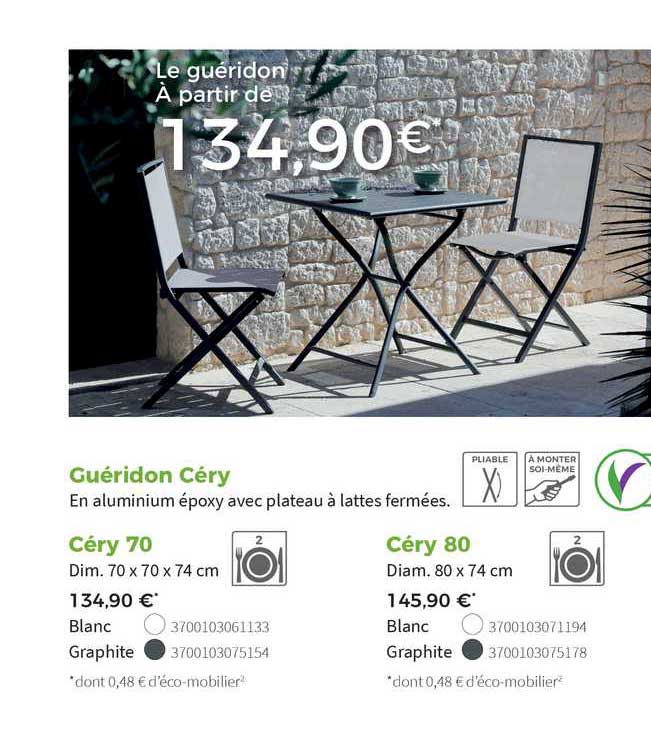 guéridon céry, céry 70, céry 80