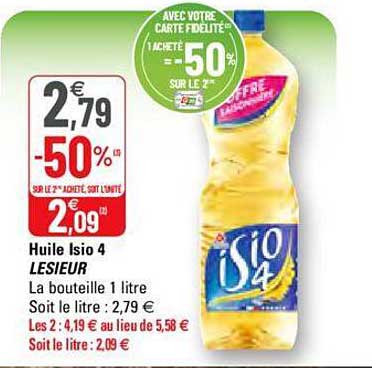 huile isio 4 lesieur
