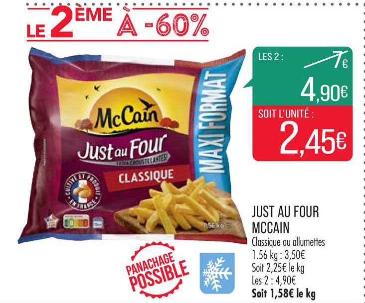 just au four mc cain