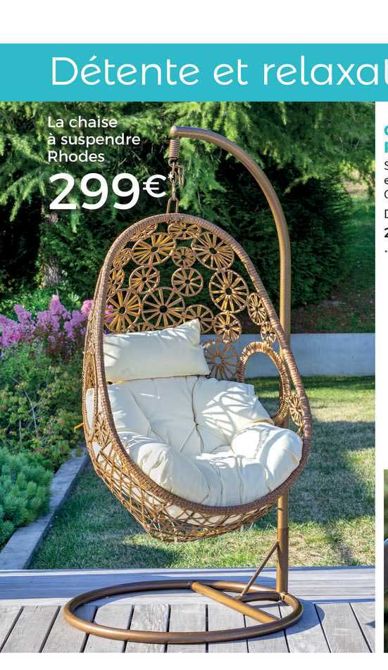 la chaise à suspendre rhodes