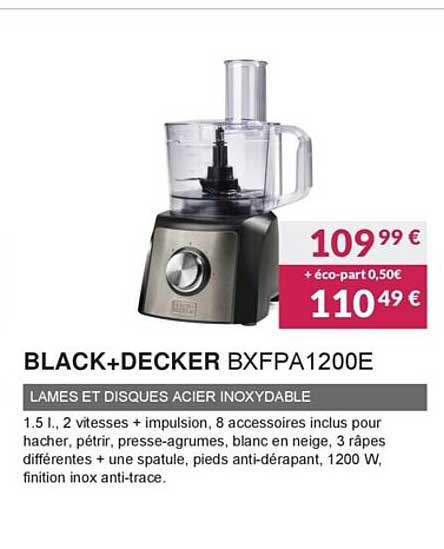 lames et disques acier inoxydable black+decker