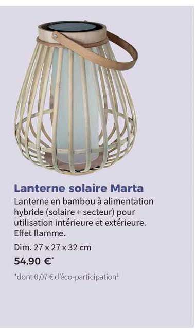Lanterne Solaire Marta