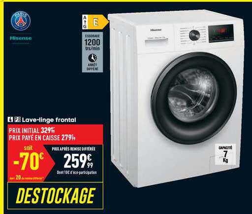 lave-linge frontal hisense