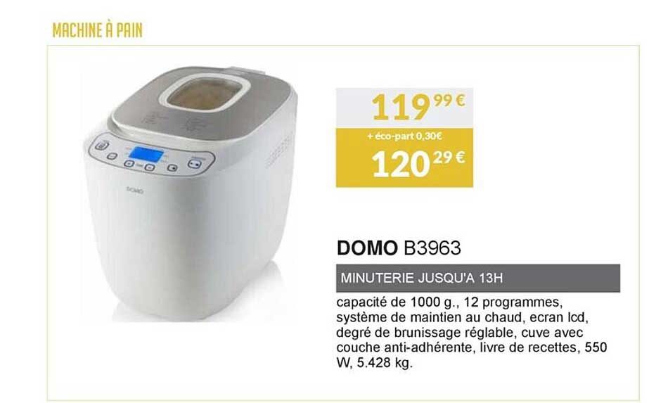 minuterie jusqu'à 13h domo