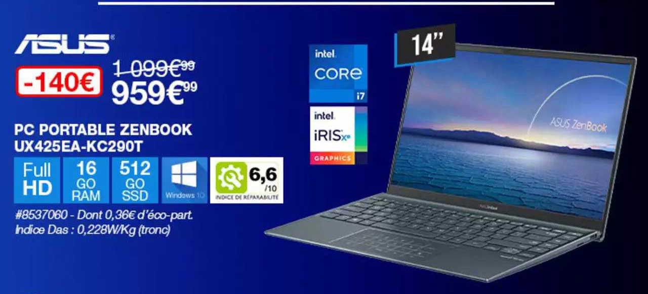 pc portable zenbook asus