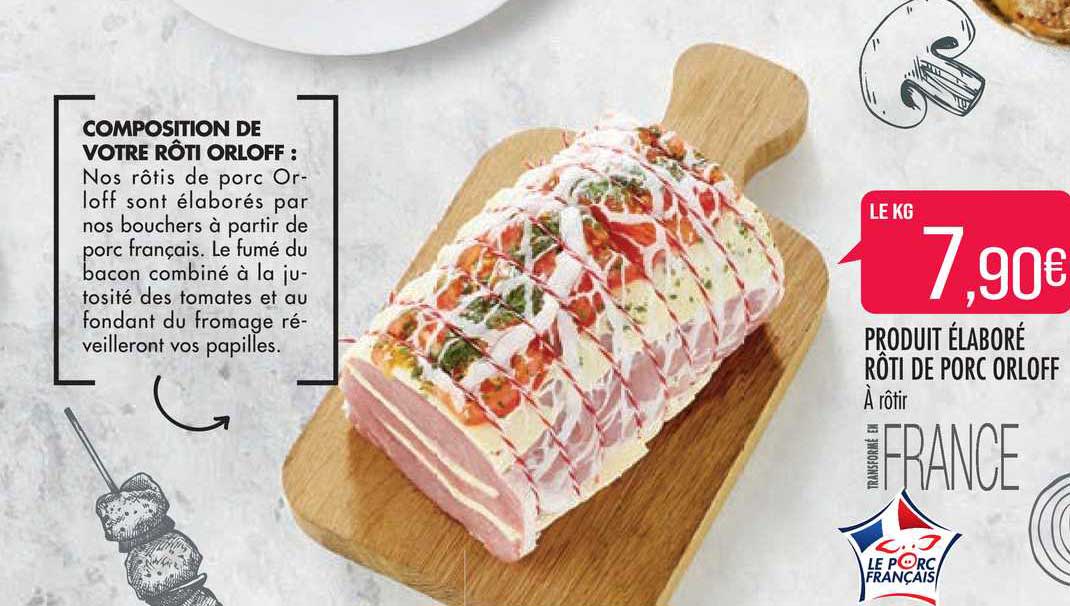 Produit élaboré Rôti De Porc