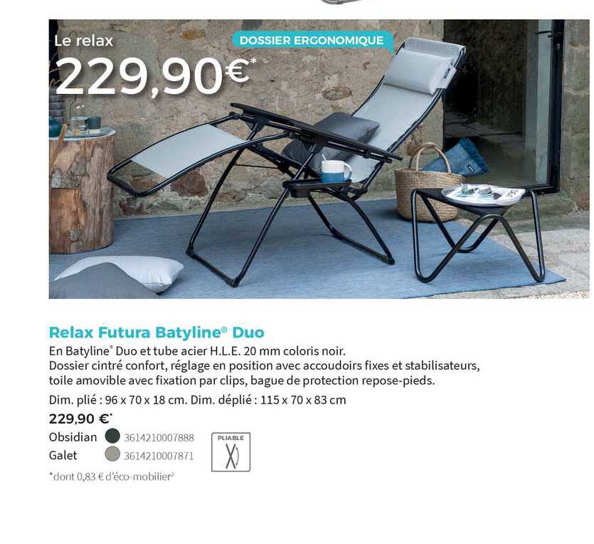 relax futura batyline duo