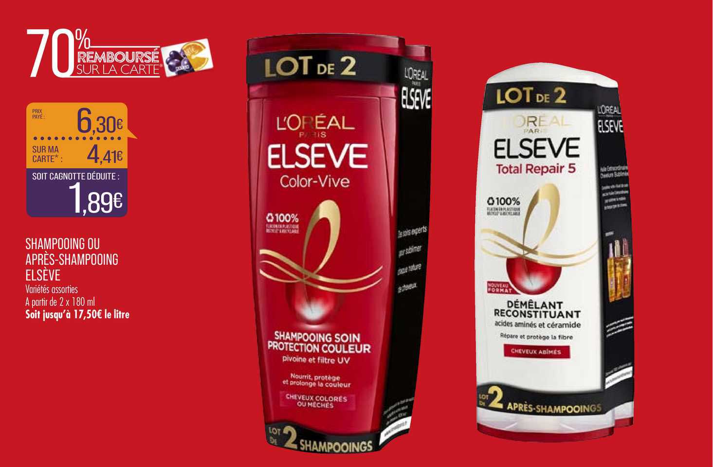 shampooing ou après-shampooing elsève