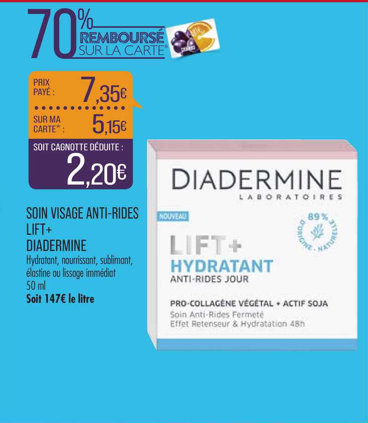 soin visage anti-rides lift+ diadermine