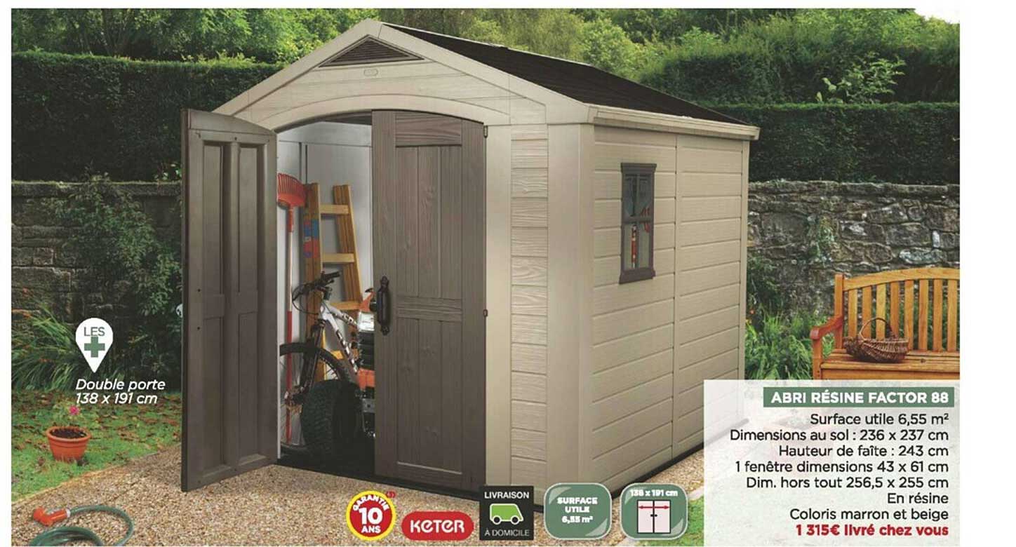 Abri Résine Factor 88