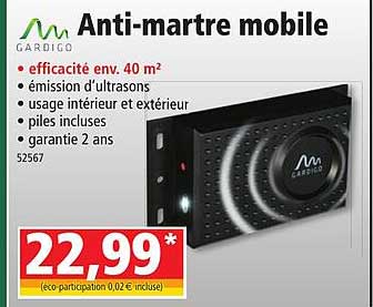 anti-martre mobile gardigo