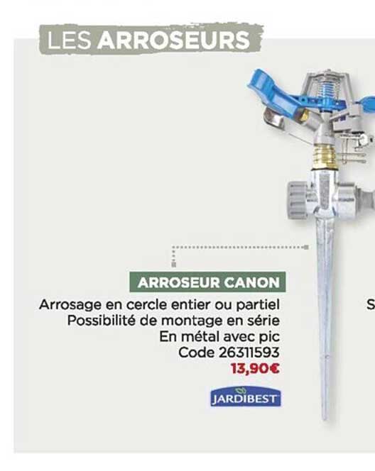 arroseur canon jardibest