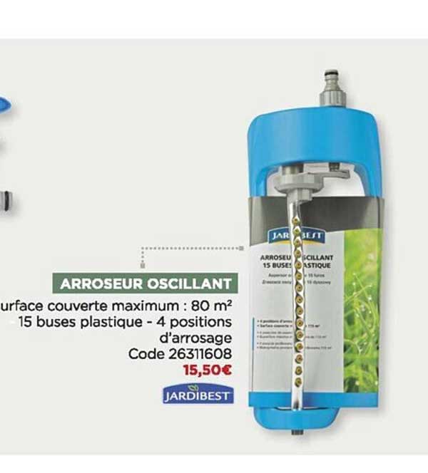arroseur oscillant jardibest