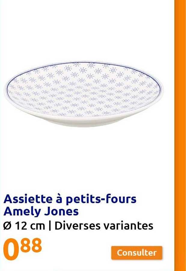 assiette à petits-fours amely jones