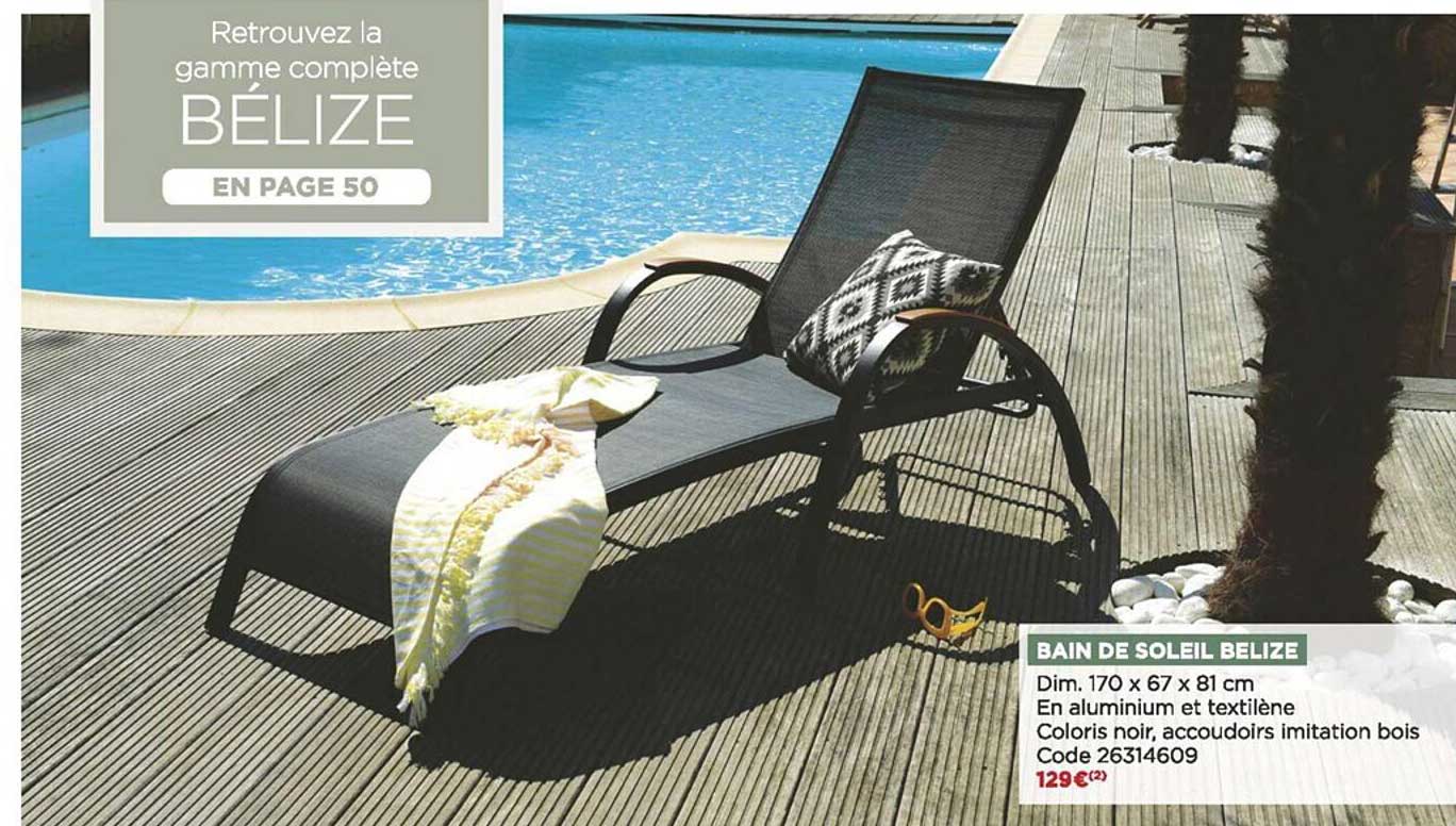 bain de soleil belize