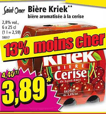 bière kriek saint-omer