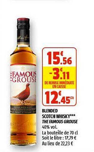 Blended Scotch Whisky The Famous Grouse