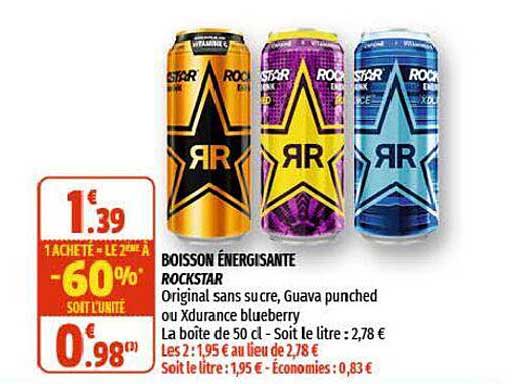 Boisson énergisante Rockstar
