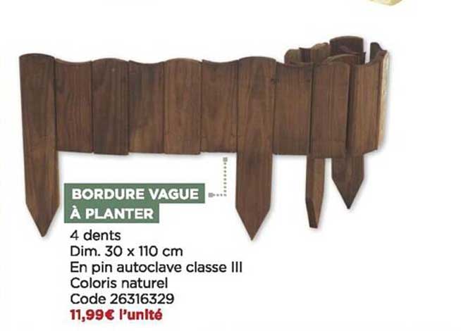 bordure vague à planter