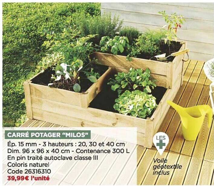 carré potager "milos"