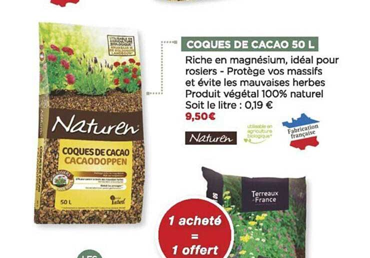 Coques De Cacao 50 L Naturen